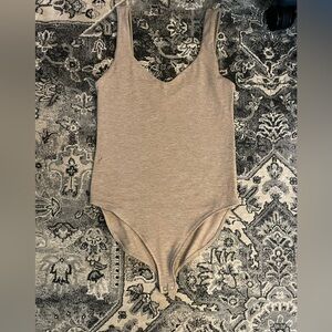 American Eagle Double Lined Bodysuit with Sweetheart neckline- No bra needed